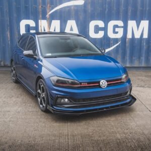 Street Pro Splitter Delantero + Flaps Aerodinámicos Volkswagen Polo GTI Mk6