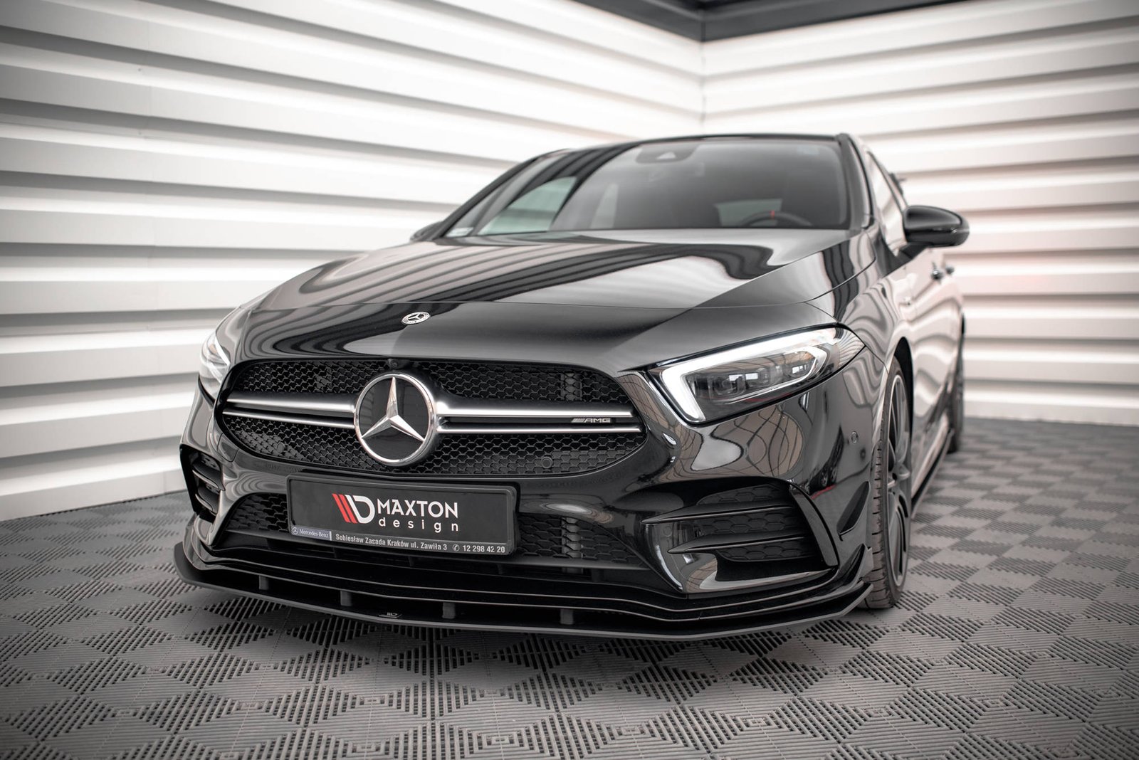 Street Pro Splitter Delantero Mercedes A35 AMG / AMG-Line Aero Pack W177