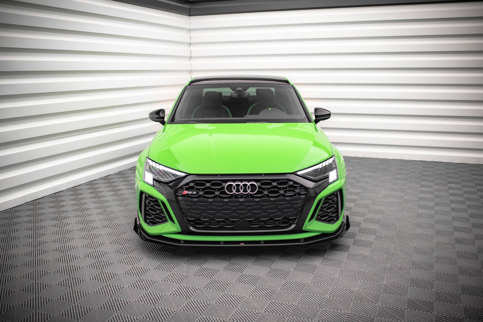 Street Pro Splitter Delantero + Flaps Aerodinámicos Audi RS3 8Y - Imagen 2