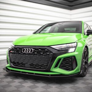 Street Pro Splitter Delantero + Flaps Aerodinámicos Audi RS3 8Y