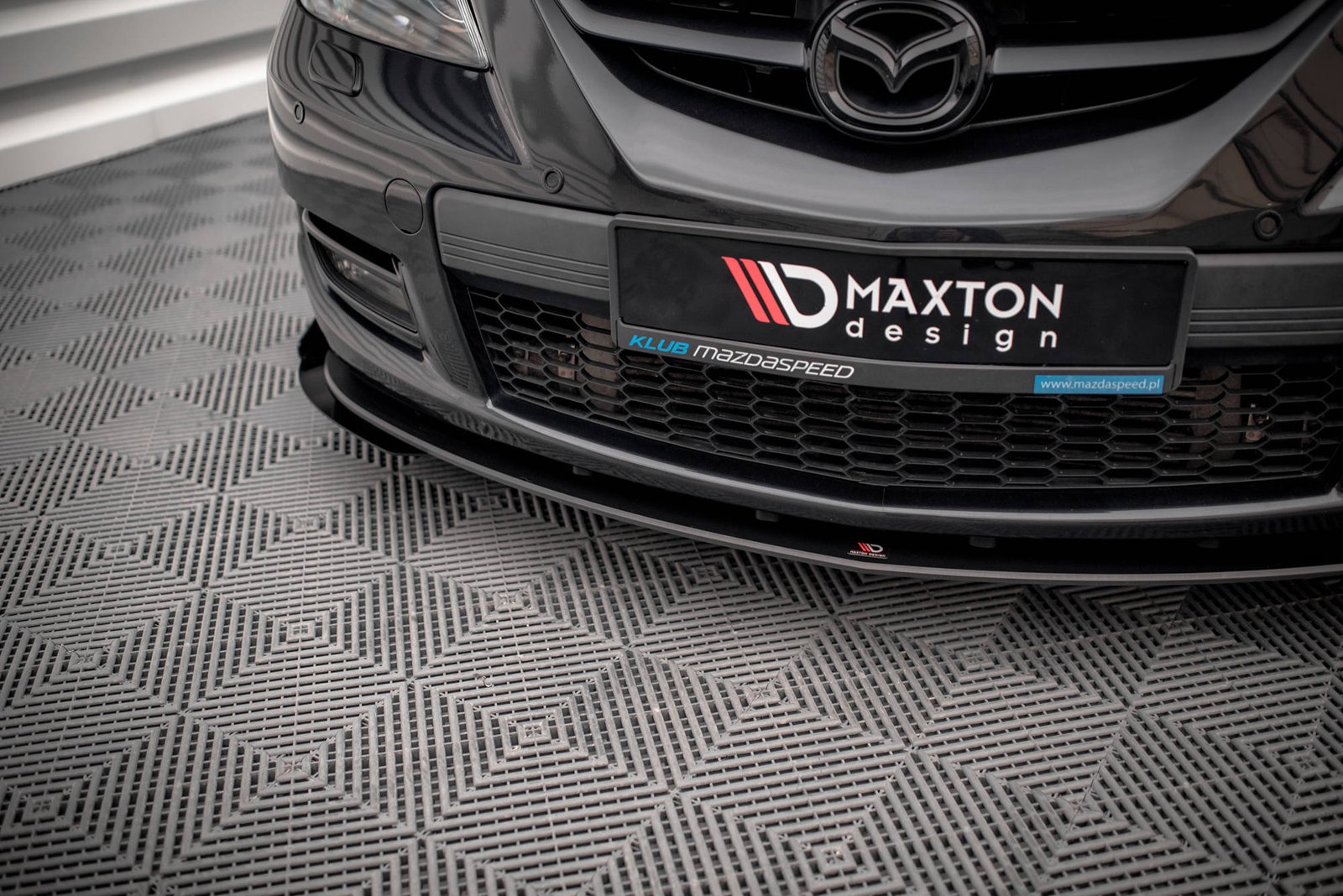 Street Pro Splitter Delantero + Flaps Aerodinámicos Mazda 3 MPS Mk1 - Imagen 3