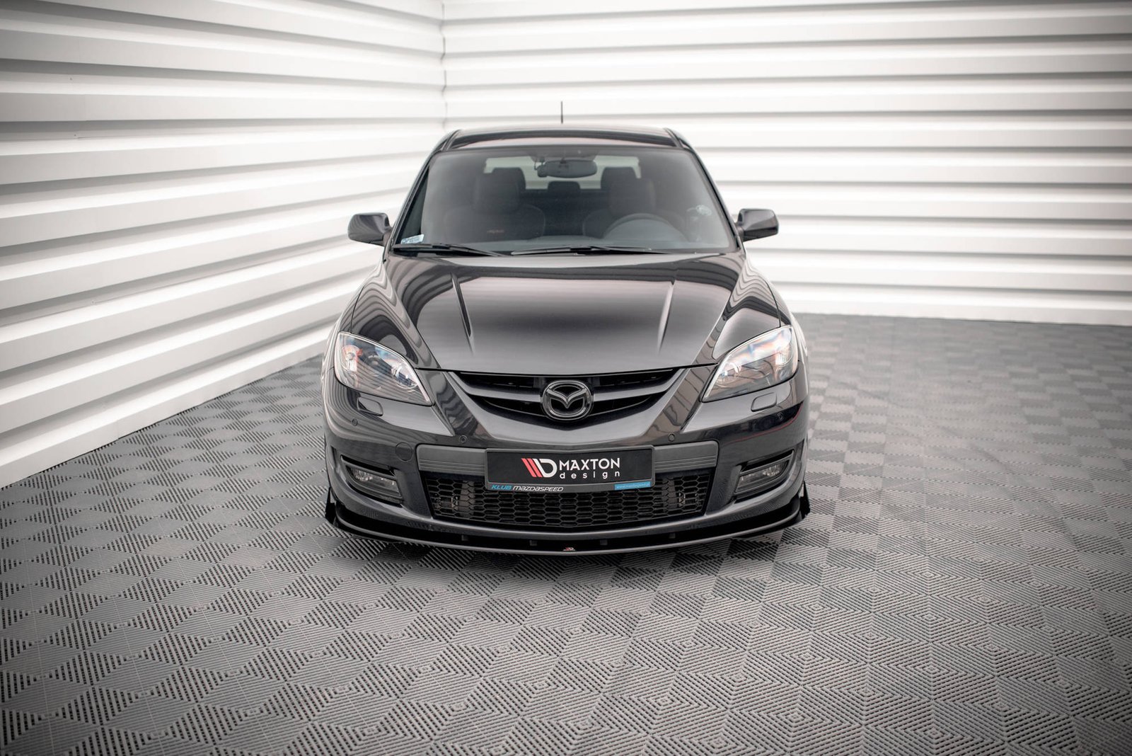 Street Pro Splitter Delantero + Flaps Aerodinámicos Mazda 3 MPS Mk1 - Imagen 2