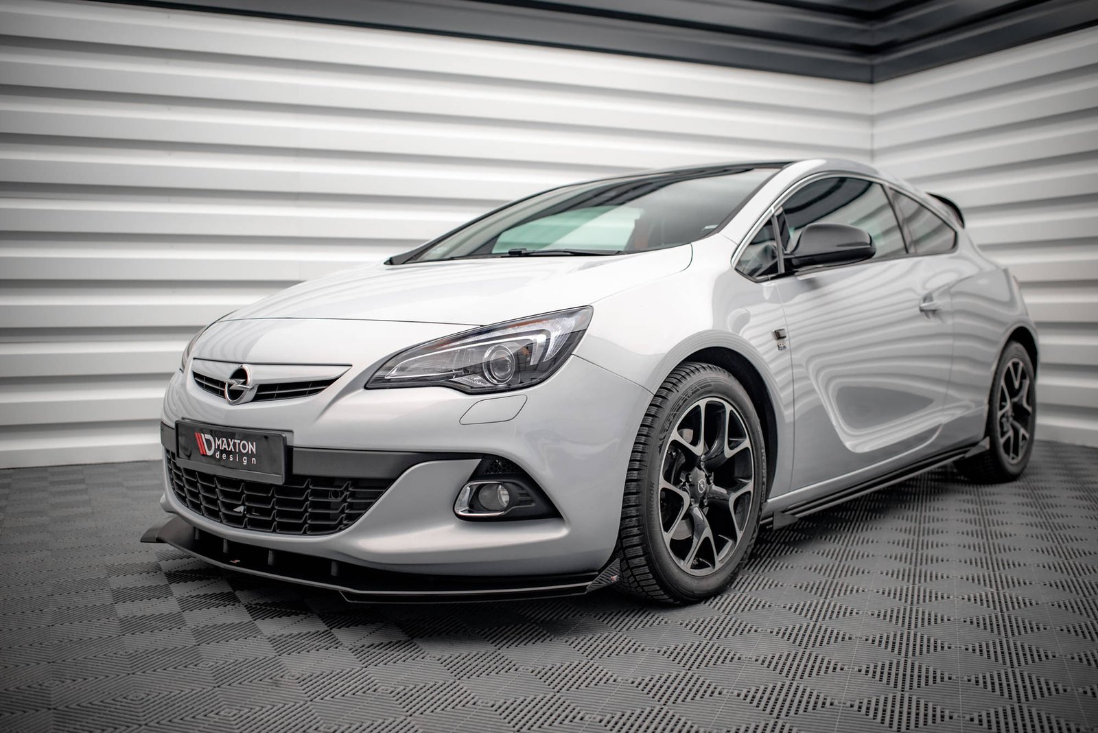 Street Pro Splitter Delantero + Flaps Aerodinámicos Opel Astra GTC OPC-Line J - Imagen 3