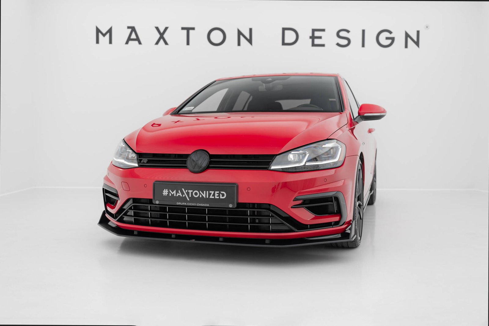 Street Pro Splitter Delantero Volkswagen Golf R / R-Line Mk7 Facelift