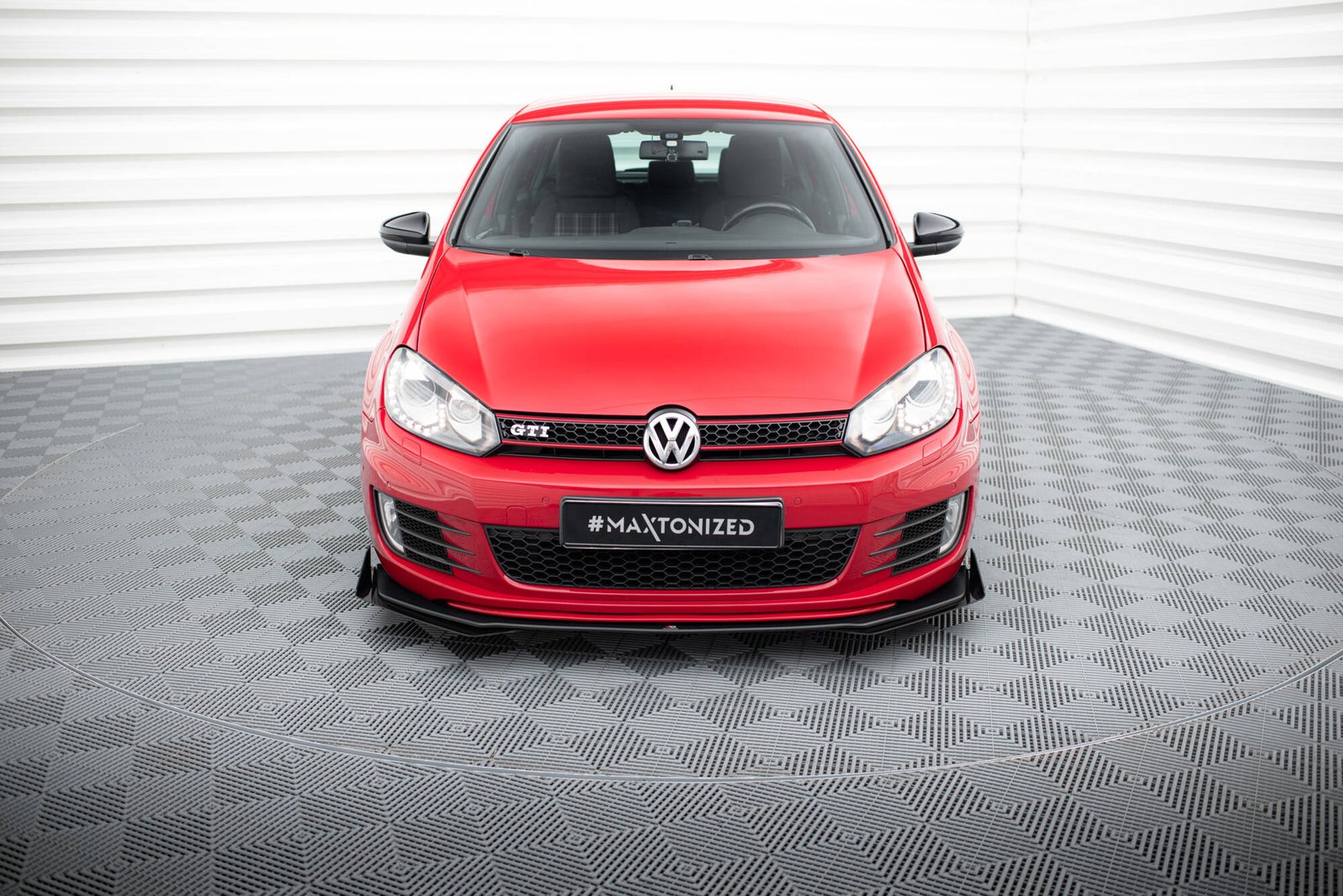 Street Pro Splitter Delantero + Flaps Aerodinámicos Volkswagen Golf GTI Mk6