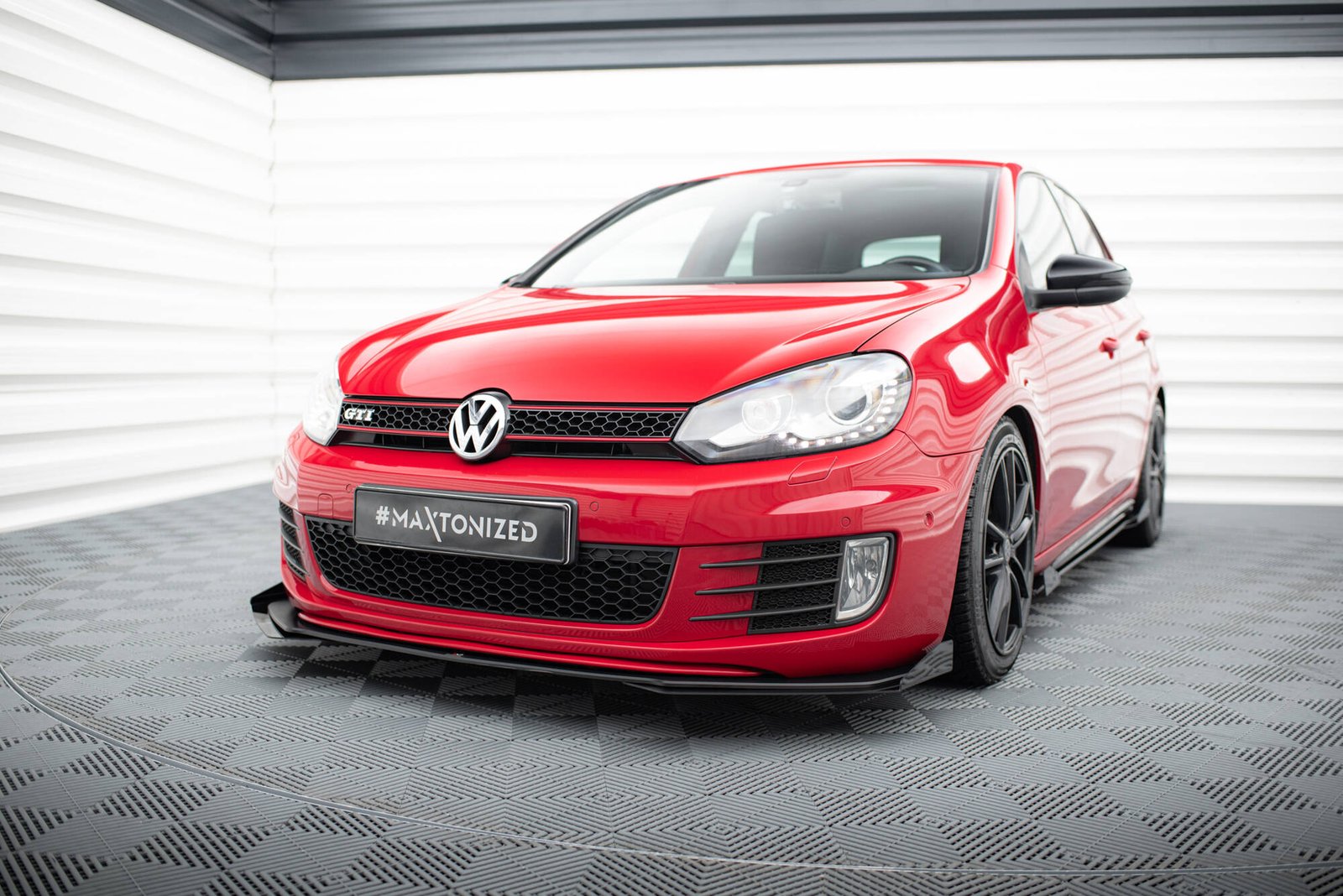 Street Pro Splitter Delantero + Flaps Aerodinámicos Volkswagen Golf GTI Mk6 - Imagen 6
