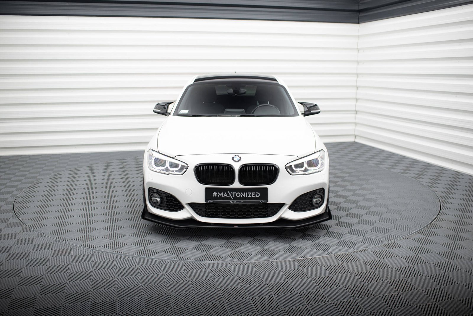 Street Pro Splitter Delantero + Flaps Aerodinámicos for BMW 1 F20 M-Pack Facelift / M140i - Imagen 2
