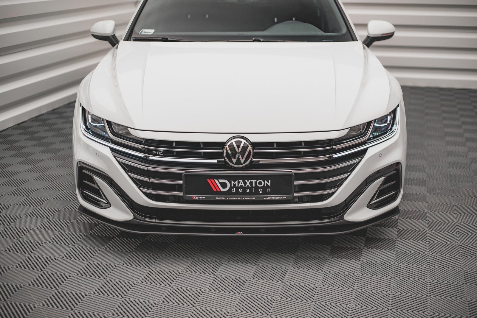 Street Pro Splitter Delantero Volkswagen Arteon Sedan / Shooting Brake R-Line Mk1 Facelift