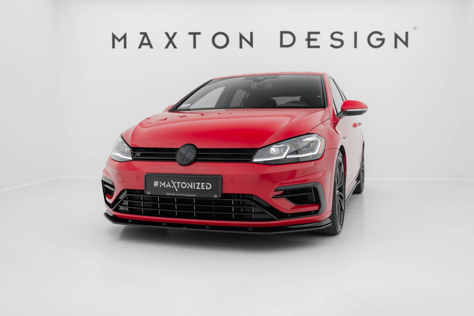 Street Pro Splitter Delantero Volkswagen Golf R / R-Line Mk7 Facelift