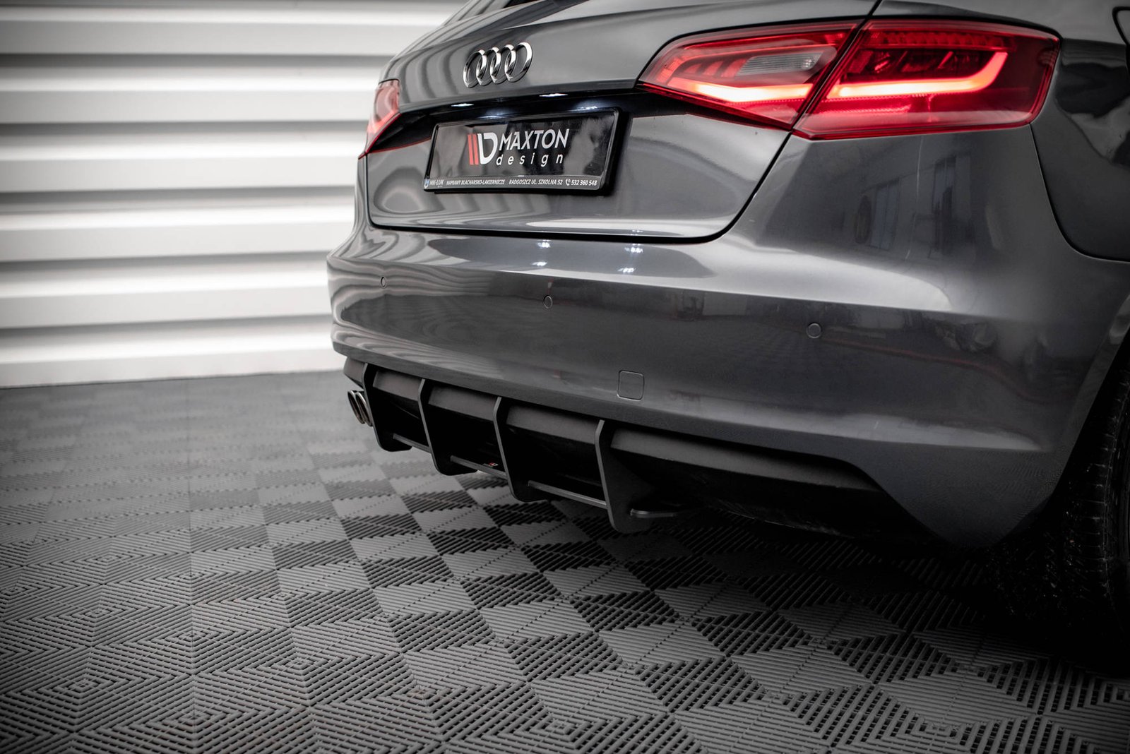 Street Pro Rear Diffuser Audi A3 Sportback 8V - Imagen 3