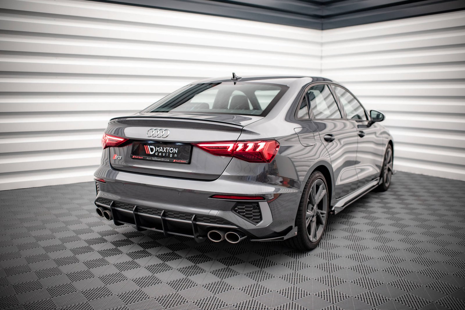 Street Pro Rear Diffuser Audi S3 Sedan 8Y - Imagen 4