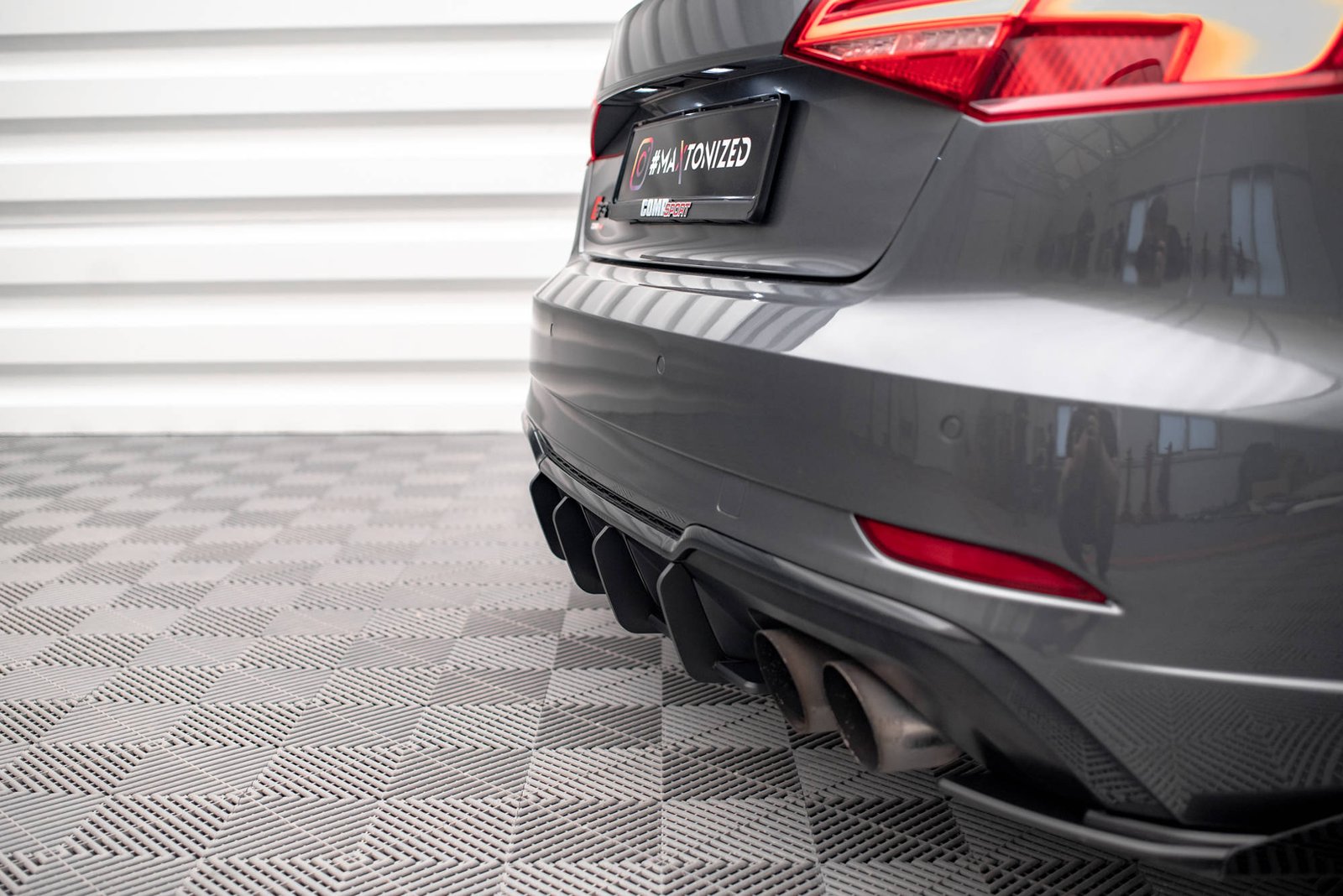 Street Pro Rear Diffuser Audi S3 Sportback 8V Facelift - Imagen 2