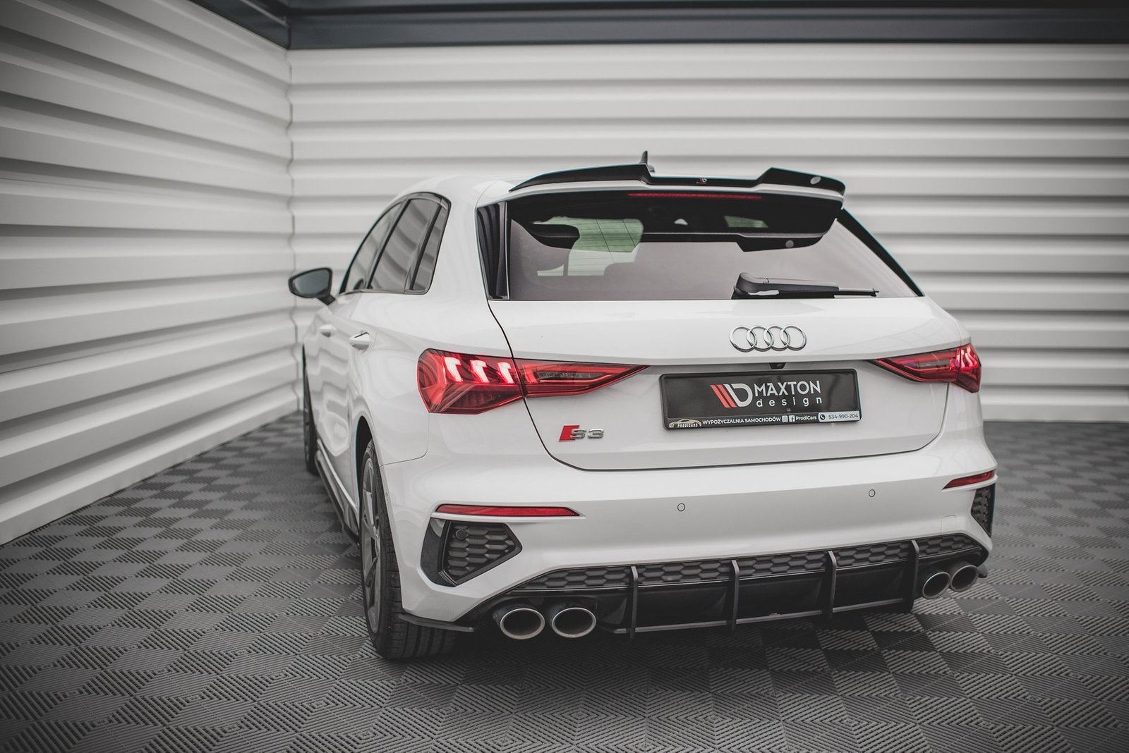 Street Pro Rear Diffuser Audi S3 Sportback 8Y - Imagen 3