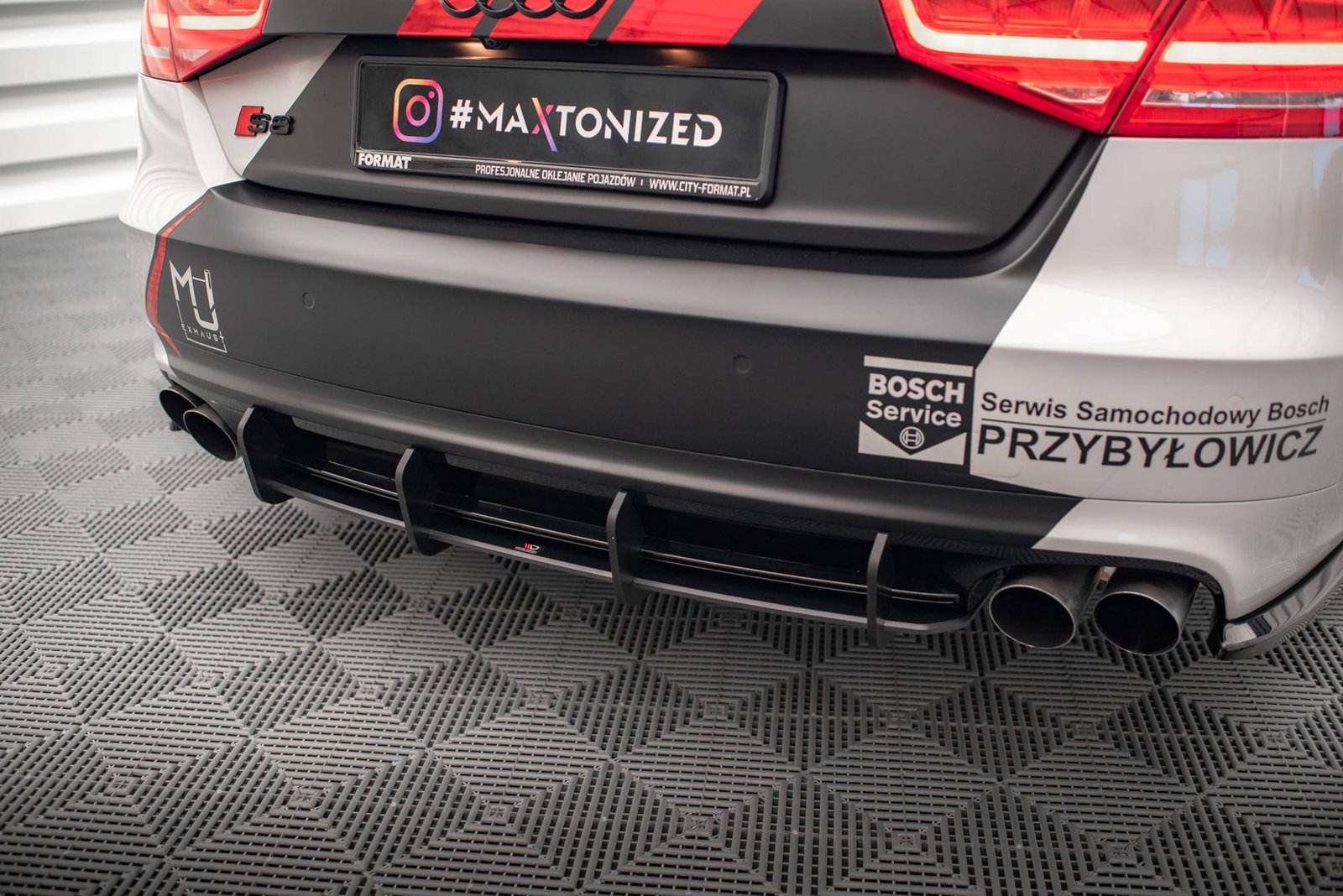Street Pro Rear Diffuser Audi S8 D4 - Imagen 2