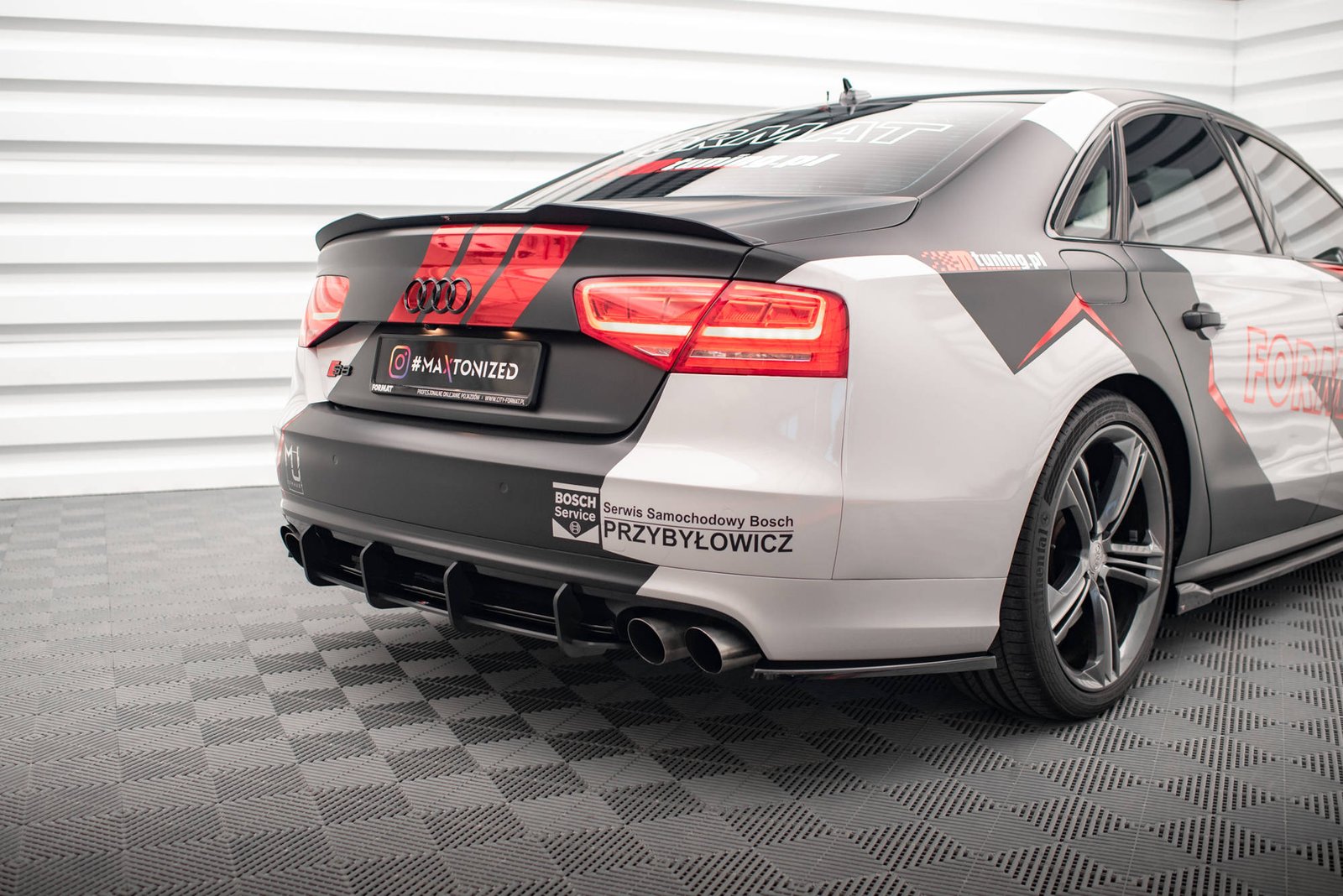Street Pro Rear Diffuser Audi S8 D4 - Imagen 3