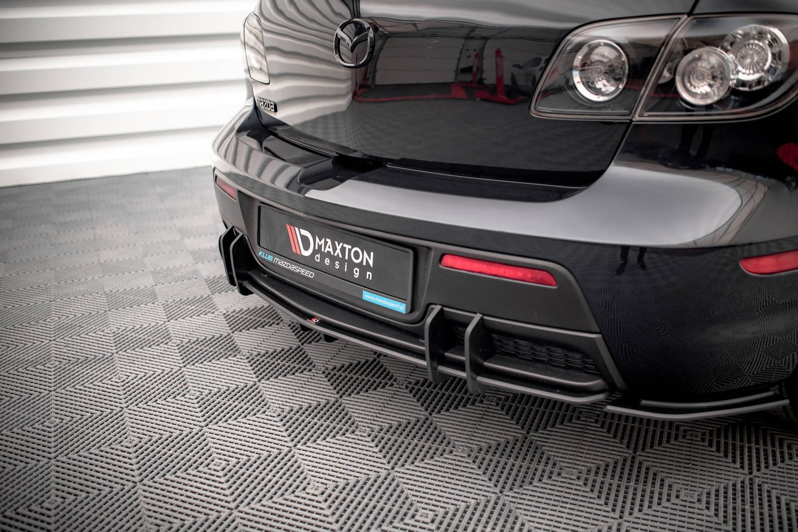 Street Pro Rear Diffuser Mazda 3 MPS Mk1 US-Spec Version - Imagen 3