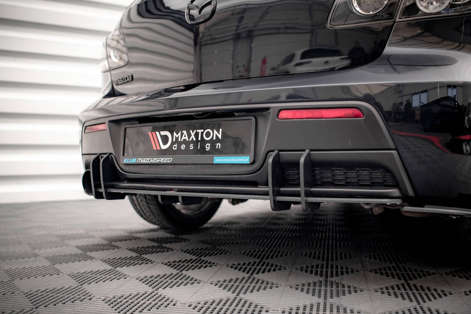 Street Pro Rear Diffuser Mazda 3 MPS Mk1 US-Spec Version - Imagen 2