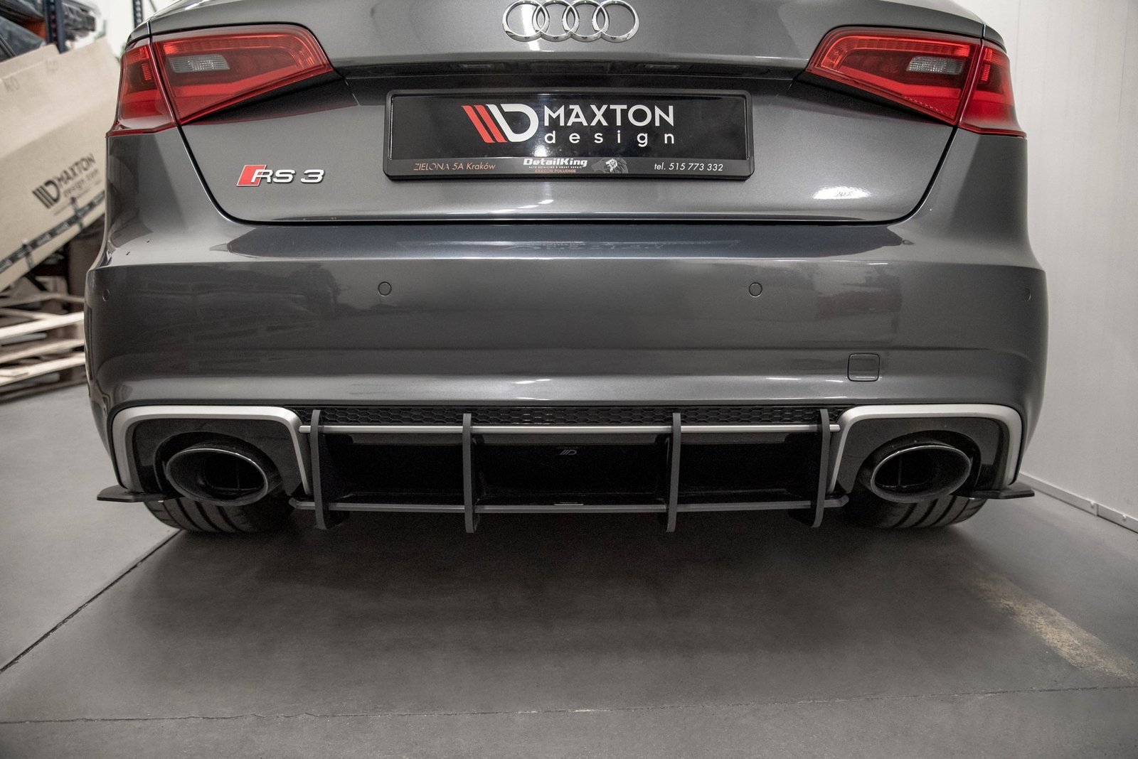 Street Pro Rear Diffuser Audi RS3 8V Sportback - Imagen 4