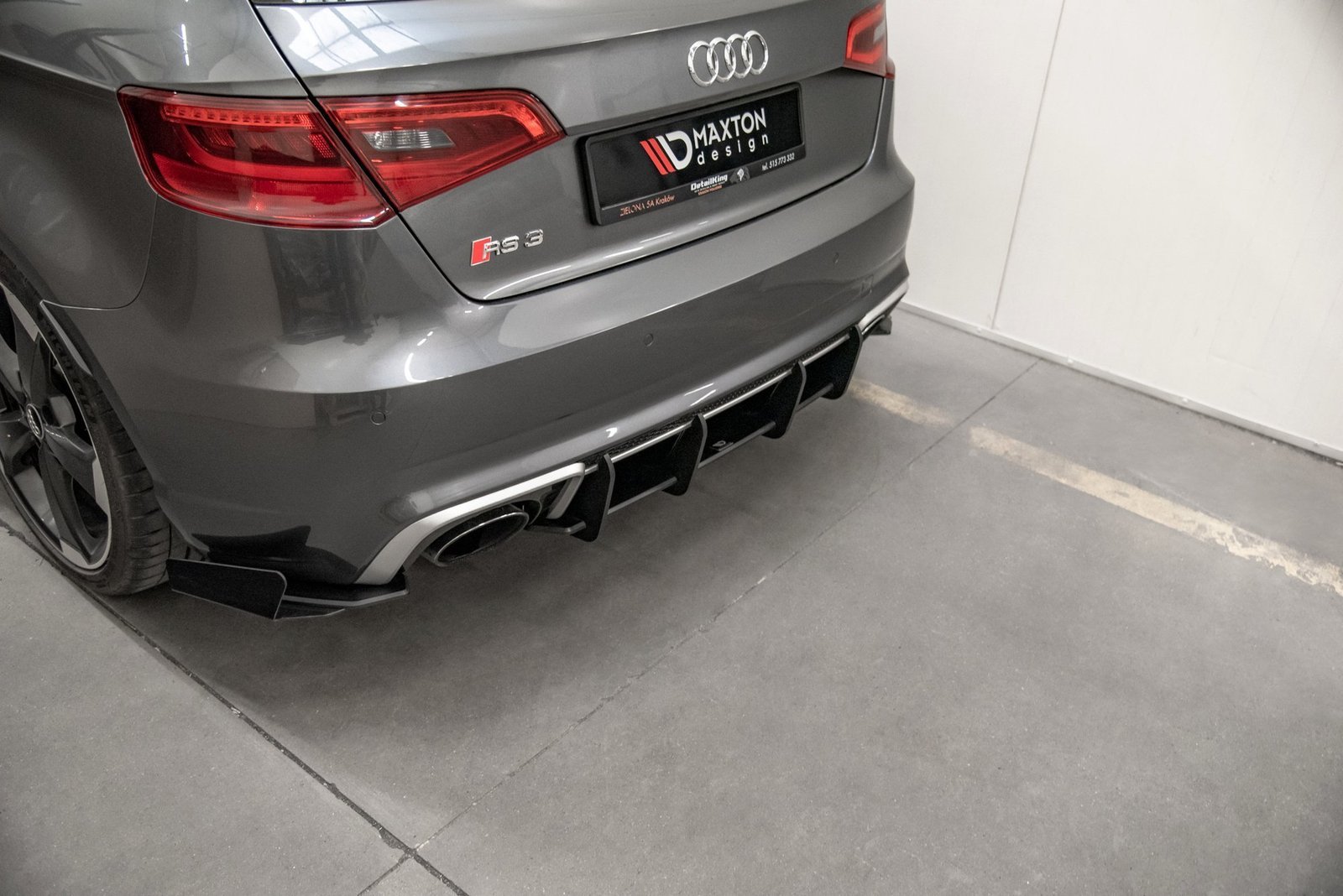 Street Pro Rear Diffuser Audi RS3 8V Sportback - Imagen 3