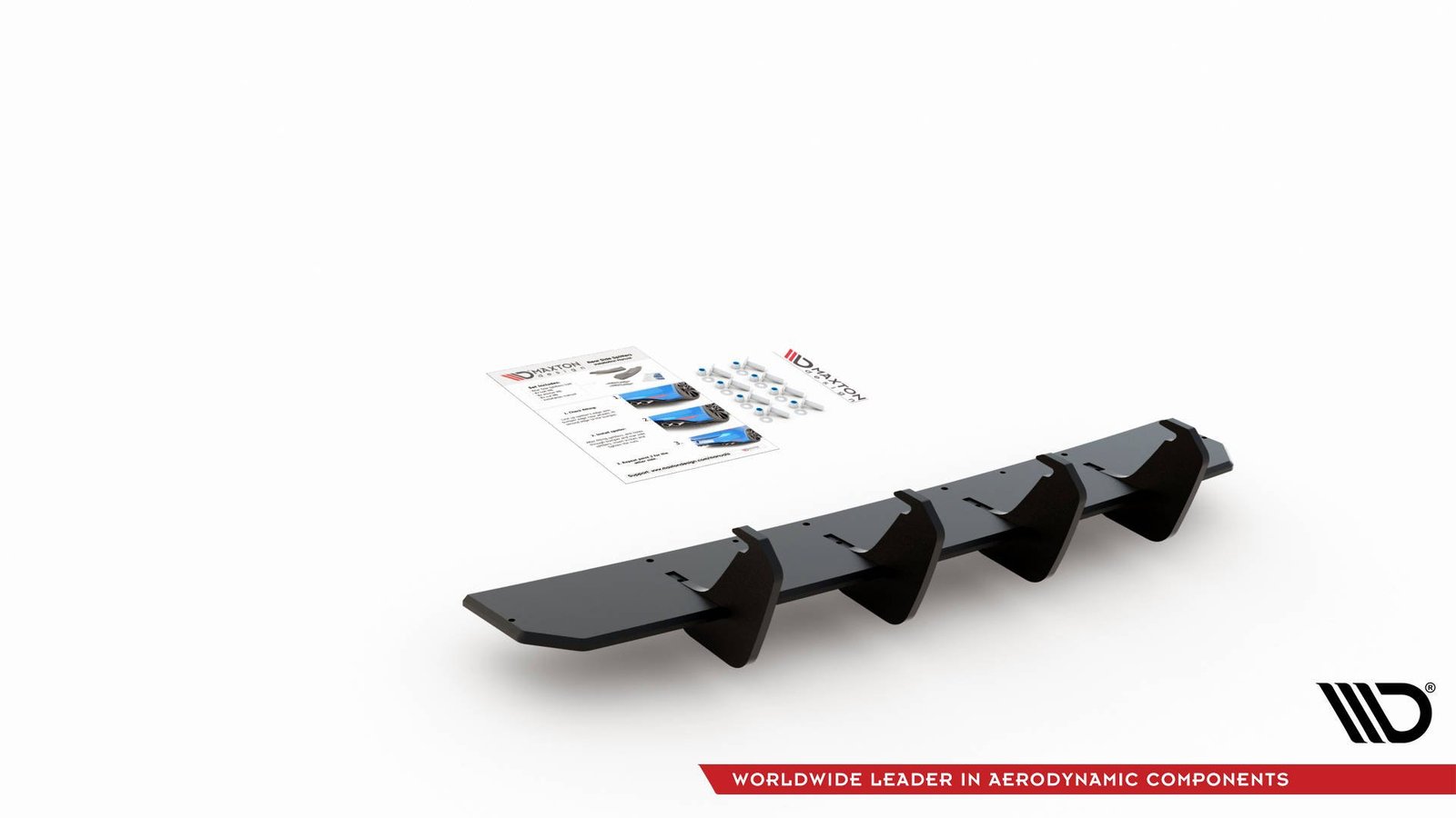 Street Pro Rear Diffuser Volkswagen Golf GTI Clubsport Mk8 - Imagen 4