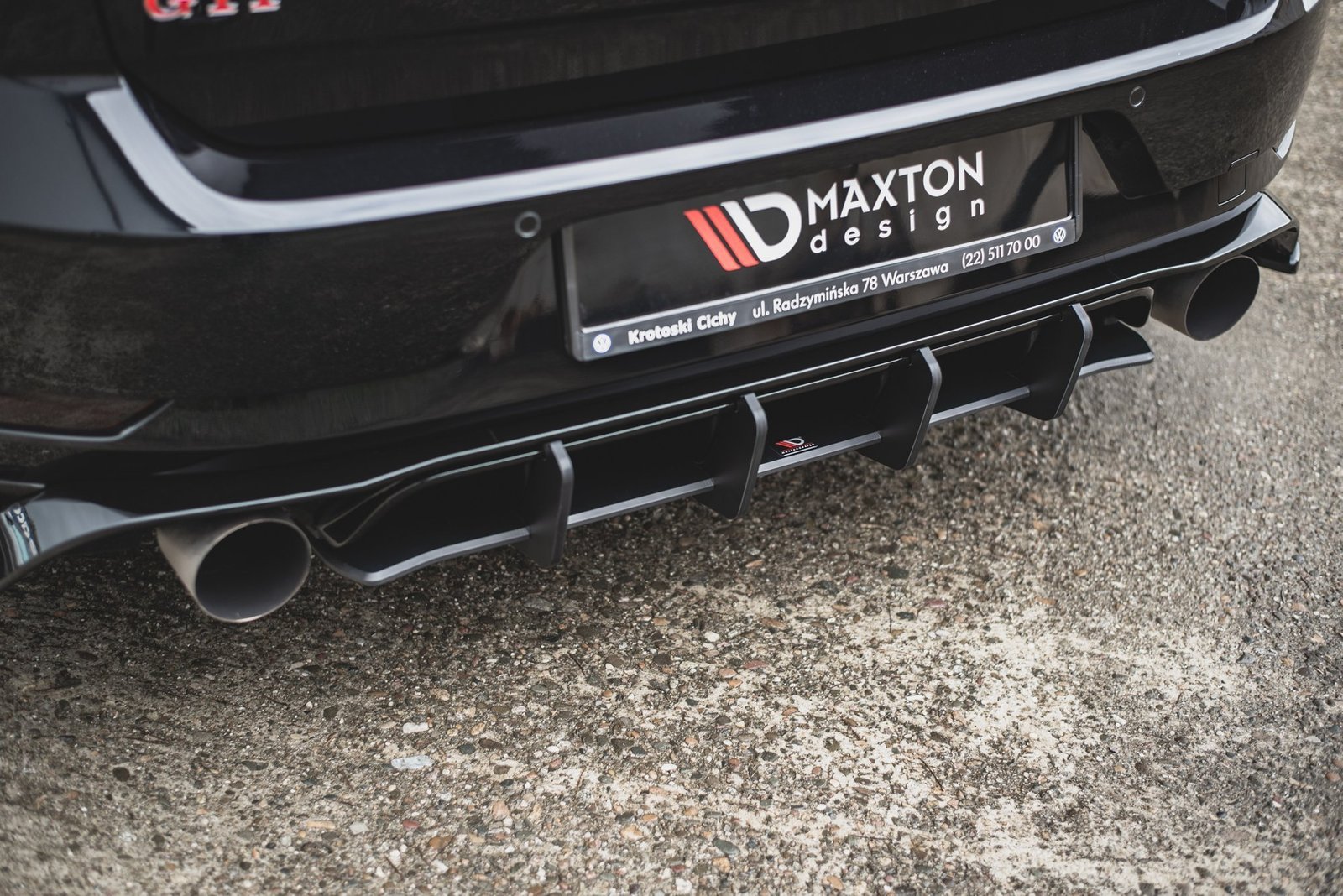 Street Pro Rear Diffuser VW Golf 7 GTI TCR - Imagen 4