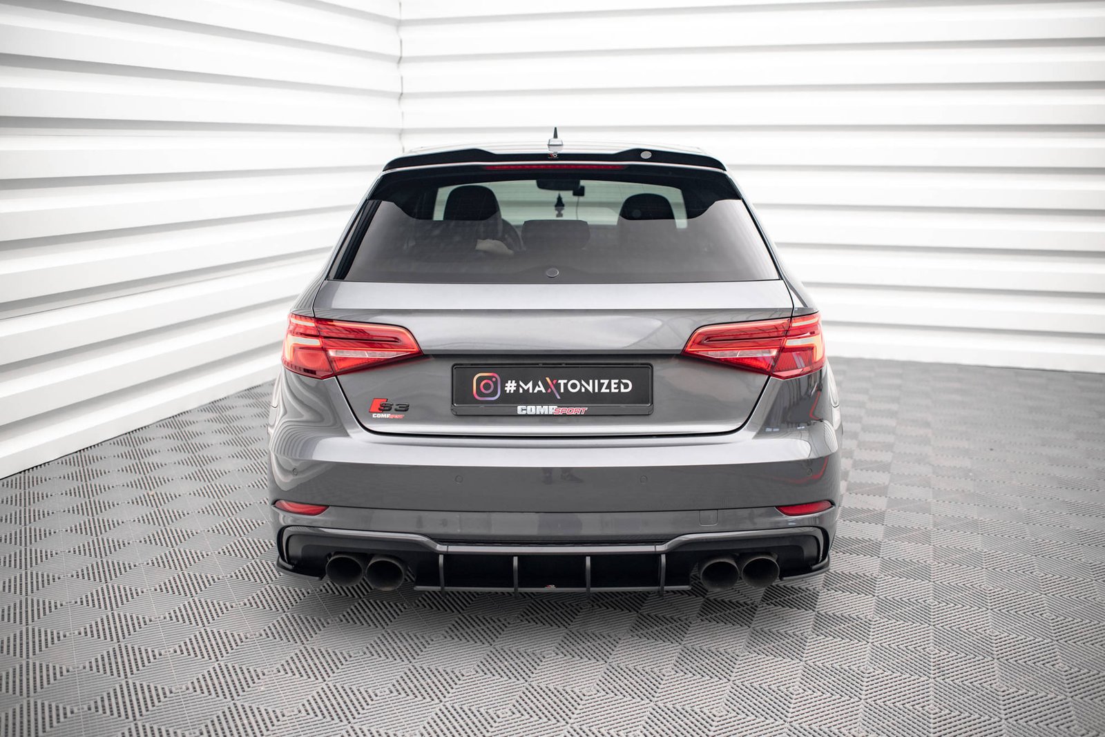 Street Pro Splitters Laterales Traseros Audi S3 Sportback 8V Facelift - Imagen 3
