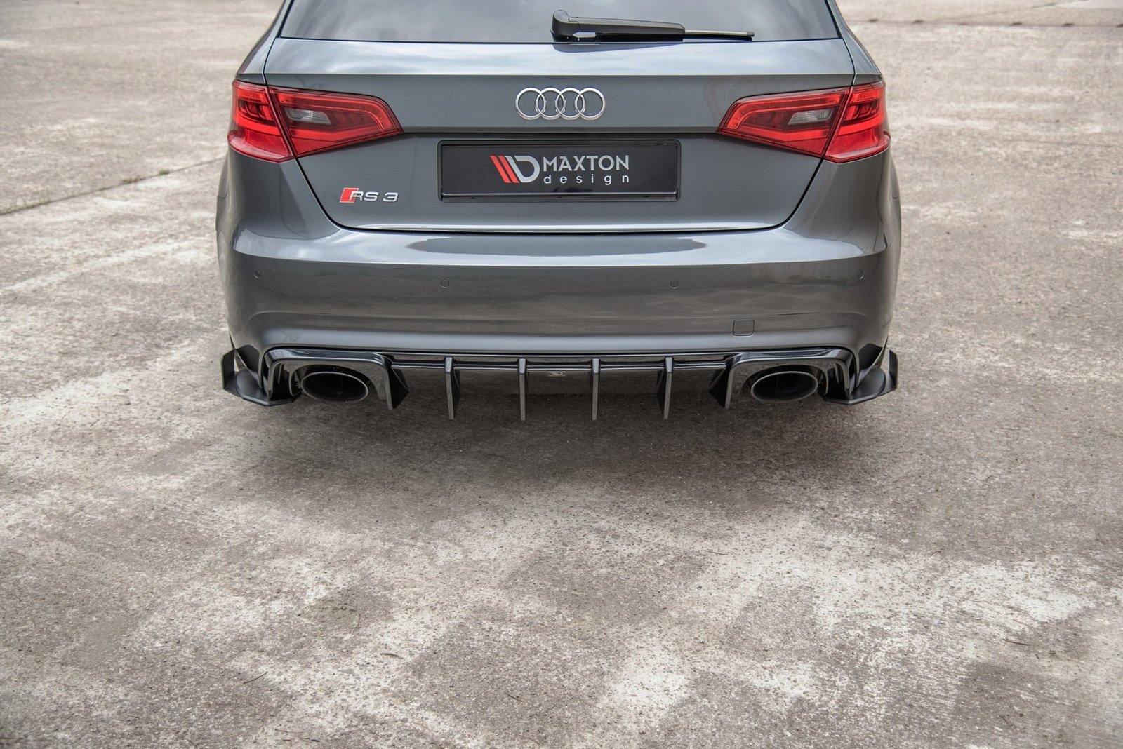 Street Pro Splitters Laterales Traseros + Flaps Aerodinámicos Audi RS3 8V Sportback - Imagen 3
