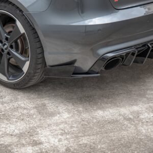 Street Pro Splitters Laterales Traseros + Flaps Aerodinámicos Audi RS3 8V Sportback