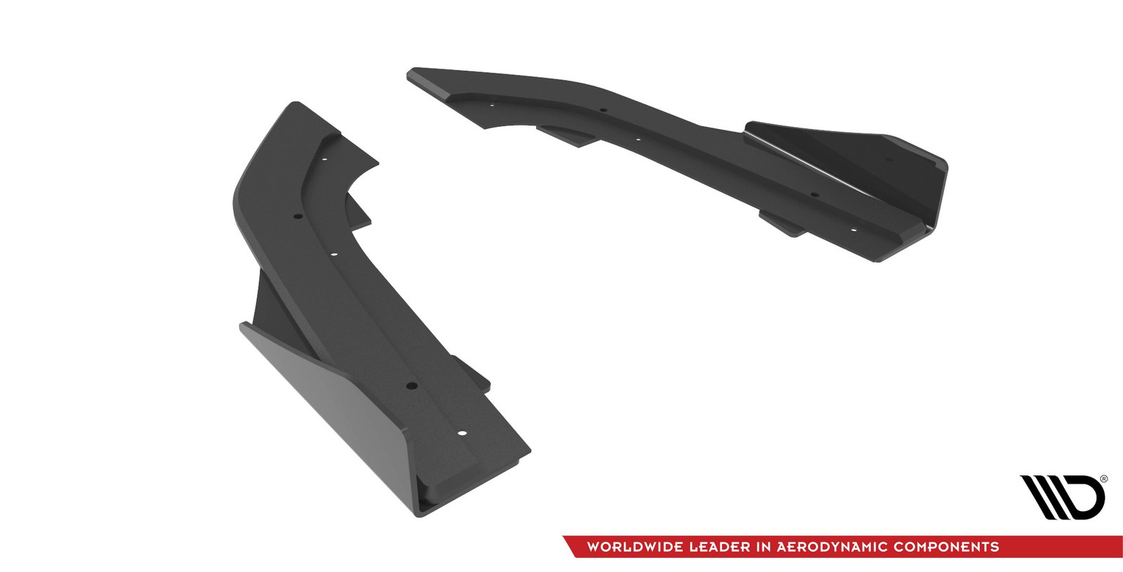 Street Pro Splitters Laterales Traseros + Flaps Aerodinámicos Audi RS3 Sedan 8Y - Imagen 5