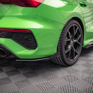 Street Pro Splitters Laterales Traseros + Flaps Aerodinámicos Audi RS3 Sedan 8Y