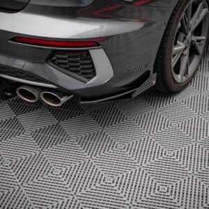Street Pro Splitters Laterales Traseros + Flaps Aerodinámicos Audi S3 Sedan 8Y