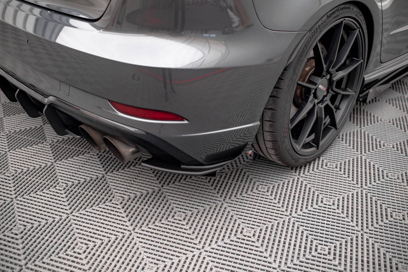 Street Pro Splitters Laterales Traseros + Flaps Aerodinámicos Audi S3 Sportback 8V Facelift