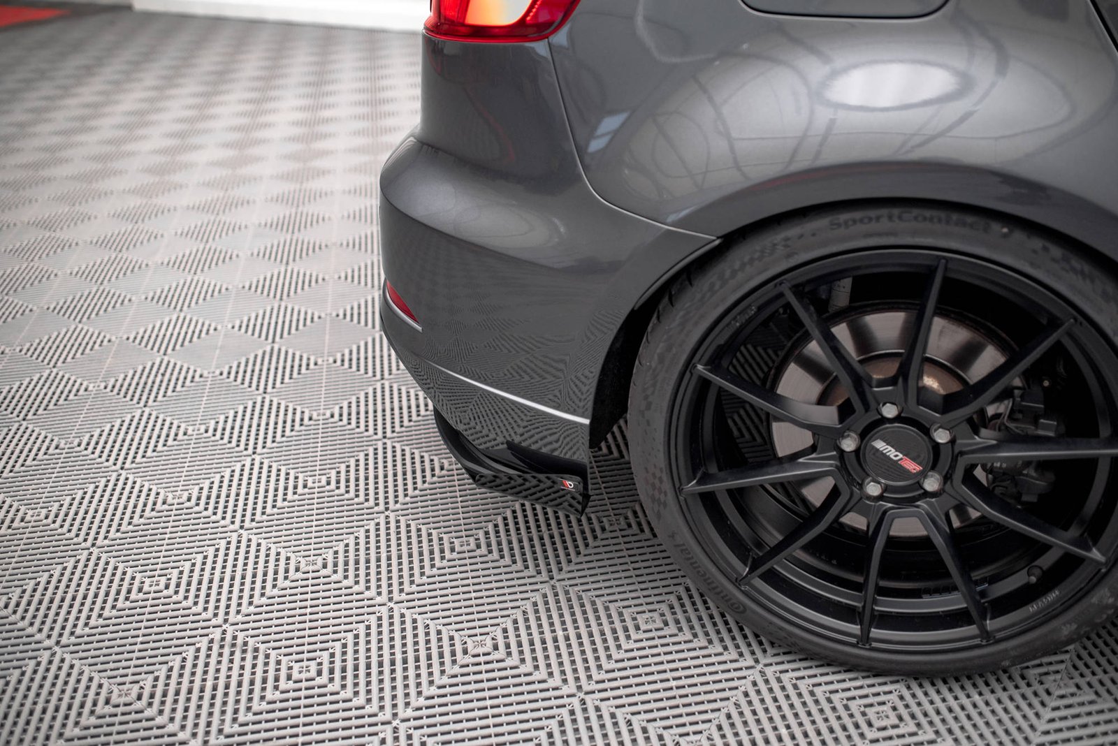 Street Pro Splitters Laterales Traseros + Flaps Aerodinámicos Audi S3 Sportback 8V Facelift - Imagen 2