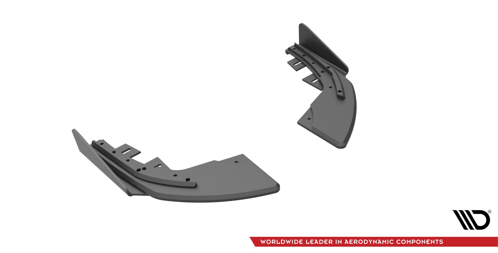 Street Pro Splitters Laterales Traseros + Flaps Aerodinámicos Audi S3 Sportback 8V Facelift - Imagen 4