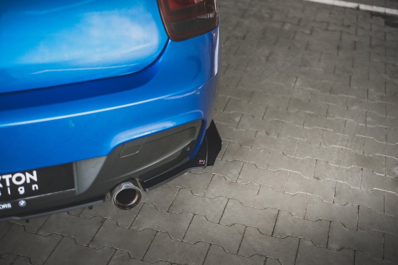 Street Pro Splitters Laterales Traseros + Flaps Aerodinámicos BMW M135i F20 - Imagen 2
