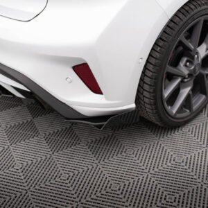 Street Pro Splitters Laterales Traseros + Flaps Aerodinámicos Ford Focus ST Mk4