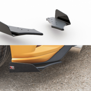 Street Pro Splitters Laterales Traseros + Flaps Aerodinámicos Ford Focus ST Mk4