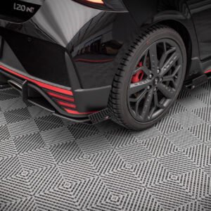 Street Pro Splitters Laterales Traseros + Flaps Aerodinámicos Hyundai I20 N Mk3