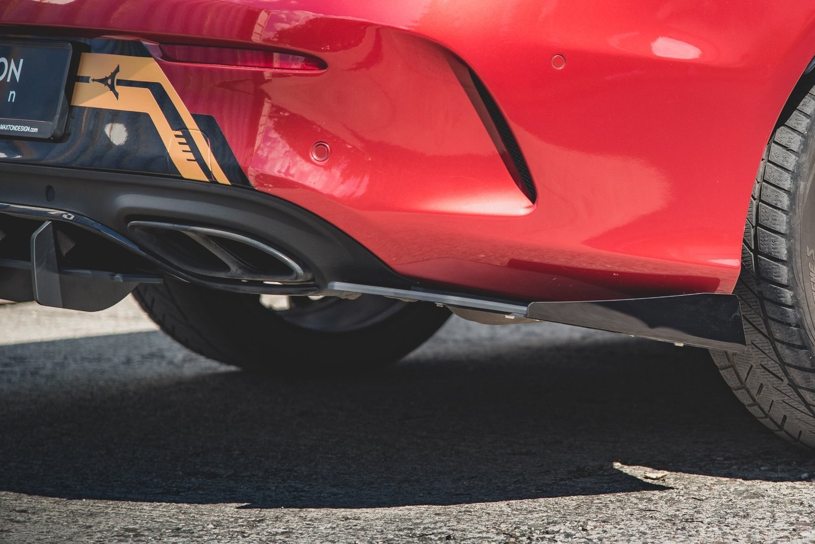 Street Pro Splitters Laterales Traseros + Flaps Aerodinámicos Mercedes-AMG C43 Coupe C205
