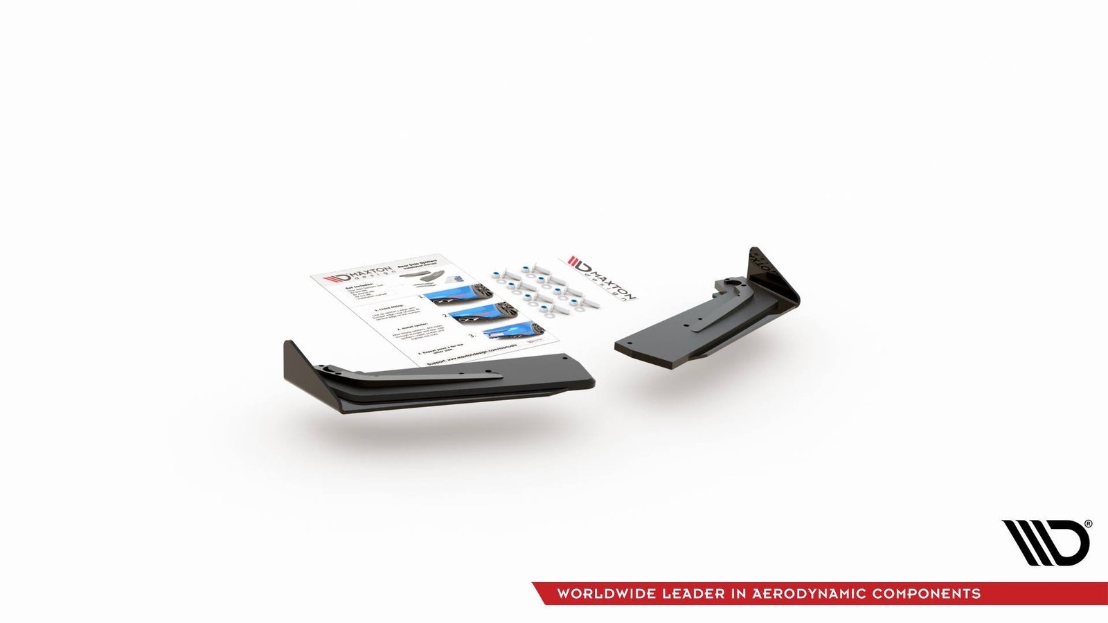 Street Pro Splitters Laterales Traseros + Flaps Aerodinámicos Toyota GR Yaris Mk4 - Imagen 5