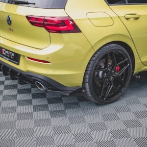 Street Pro Splitters Laterales Traseros + Flaps Aerodinámicos Volkswagen Golf GTI Clubsport Mk8