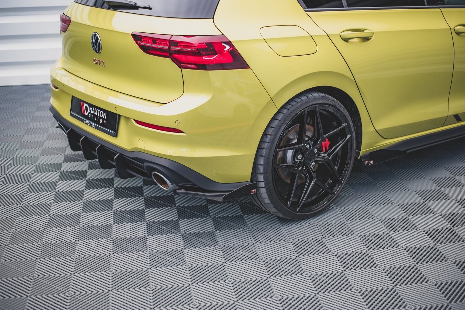 Street Pro Splitters Laterales Traseros + Flaps Aerodinámicos Volkswagen Golf GTI Clubsport Mk8