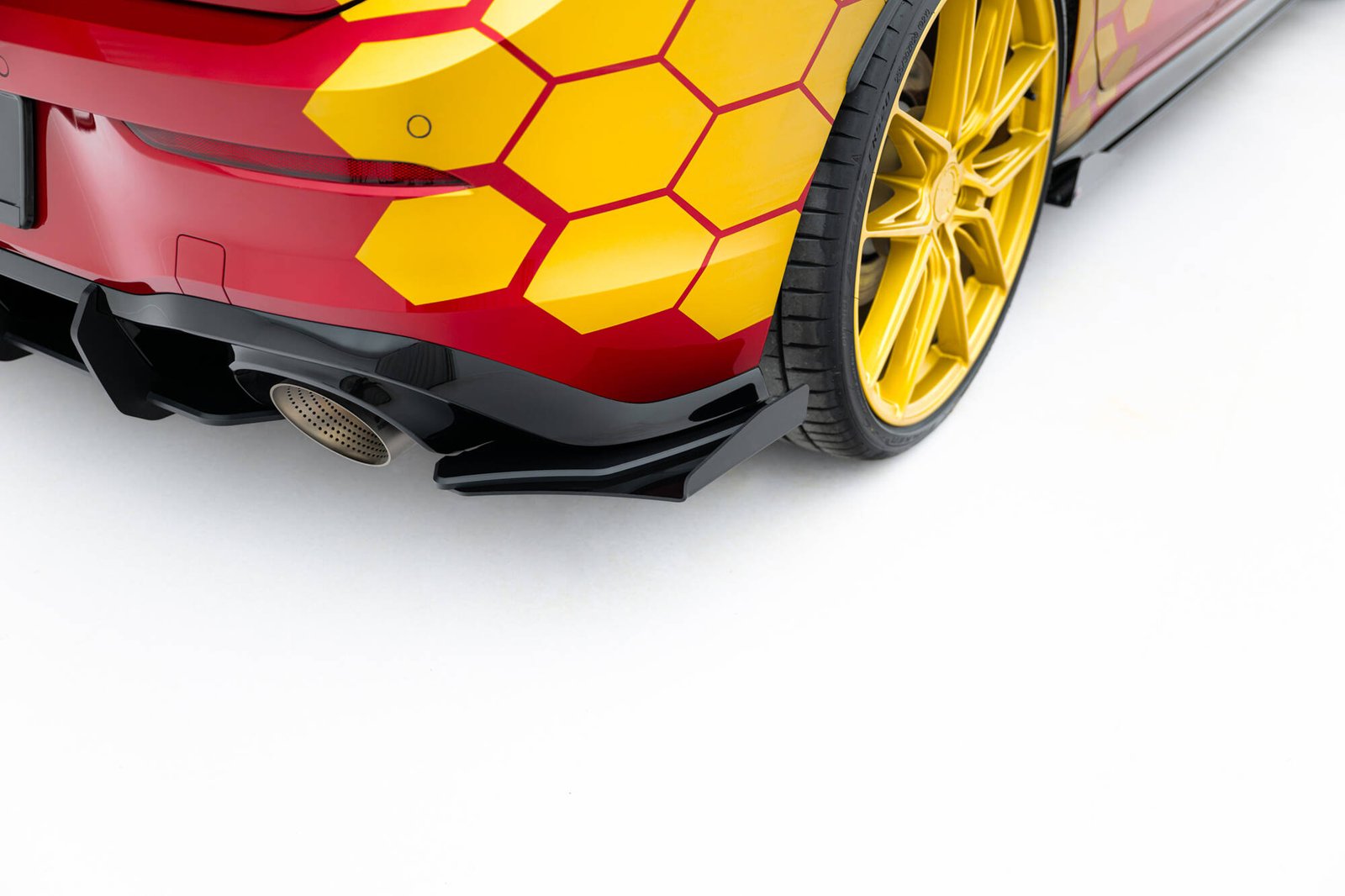 Street Pro Splitters Laterales Traseros + Flaps Aerodinámicos Volkswagen Golf GTI Clubsport Mk8 - Imagen 6