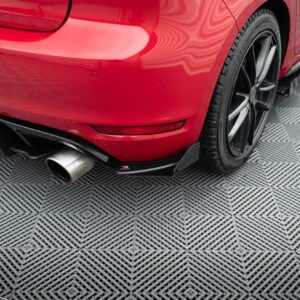 Street Pro Splitters Laterales Traseros + Flaps Aerodinámicos Volkswagen Golf GTI Mk6