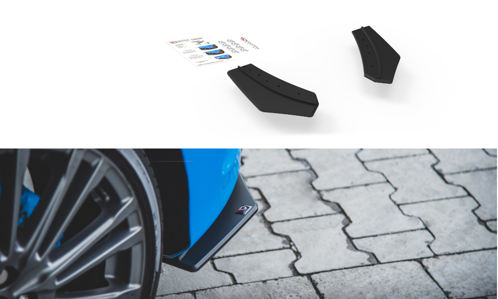 Street Pro Splitters Laterales Traseros Ford Focus RS Mk3 - Imagen 5