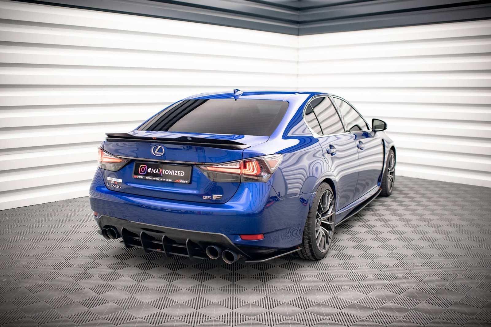 Street Pro Splitters Laterales Traseros Lexus GS F Mk4 Facelift - Imagen 2