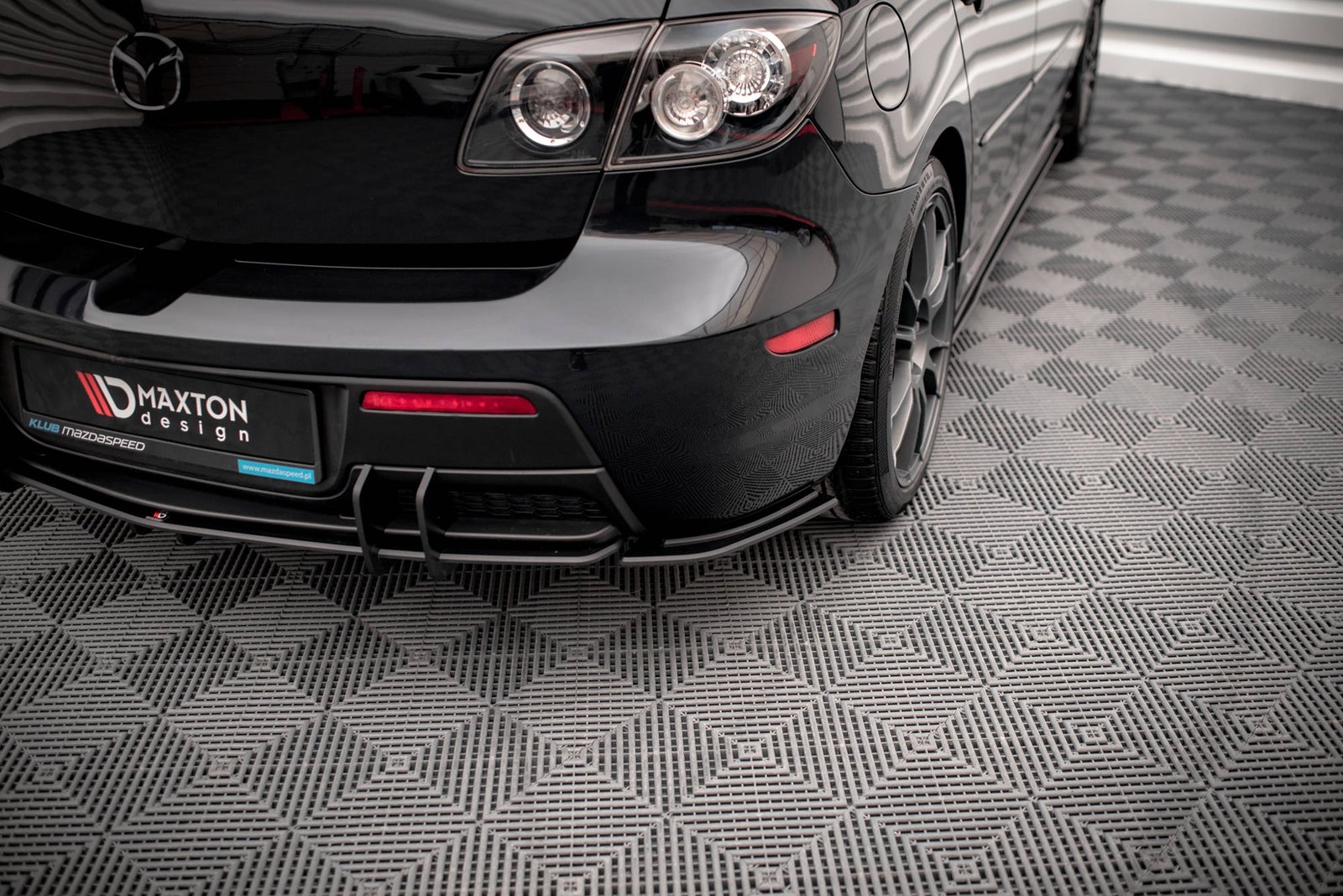 Street Pro Splitters Laterales Traseros Mazda 3 MPS Mk1 US-Spec Version