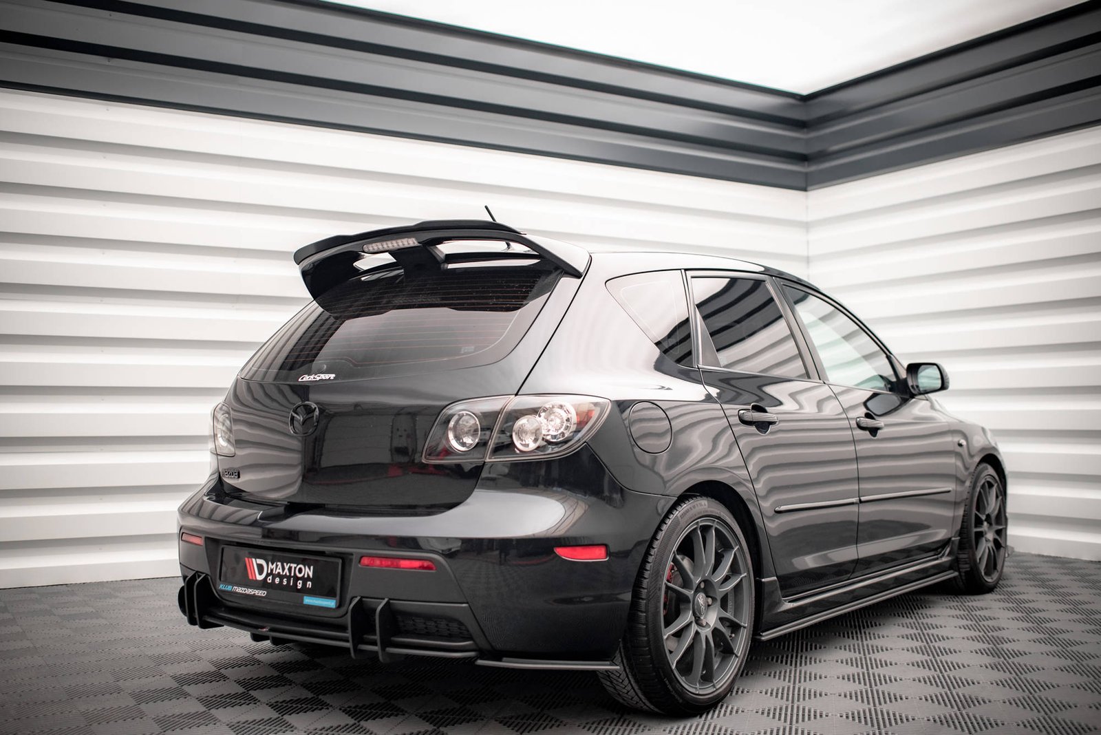 Street Pro Splitters Laterales Traseros Mazda 3 MPS Mk1 US-Spec Version - Imagen 3