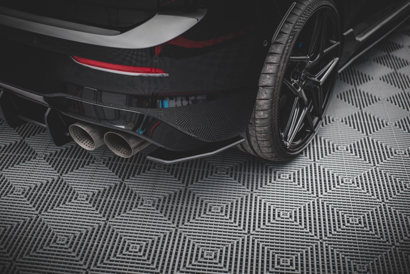 Street Pro Splitters Laterales Traseros Volkswagen Golf R Hatchback Mk8 / Mk8 Facelift