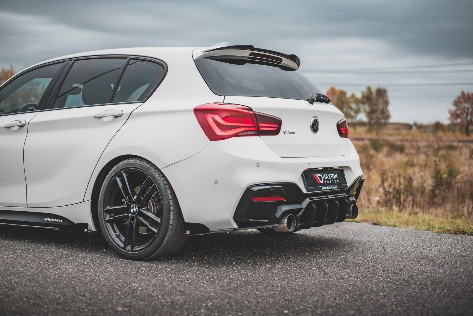 Street Pro Splitters Laterales Traseros + Flaps Aerodinámicos for BMW 1 F20 M140i - Imagen 3